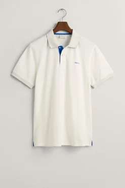 Polo de piqué en contraste