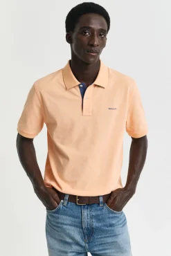 Polo de piqué en contraste