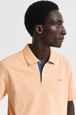 Polo de piqué en contraste