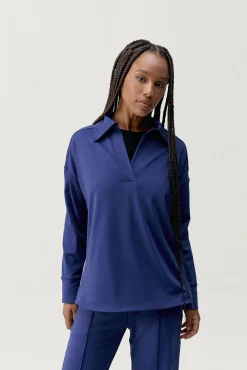 Polo deportivo Lua "Skin move" azul