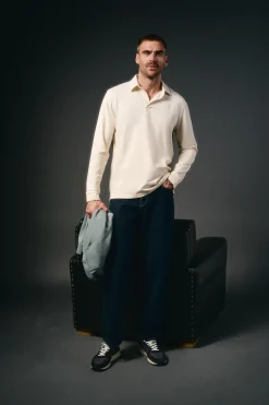 Polo manga larga