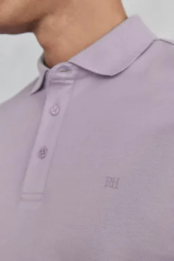Polo mercerizado manga larga
