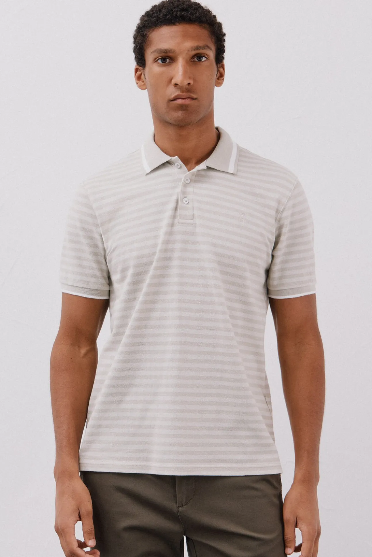 Polo rayas oxford
