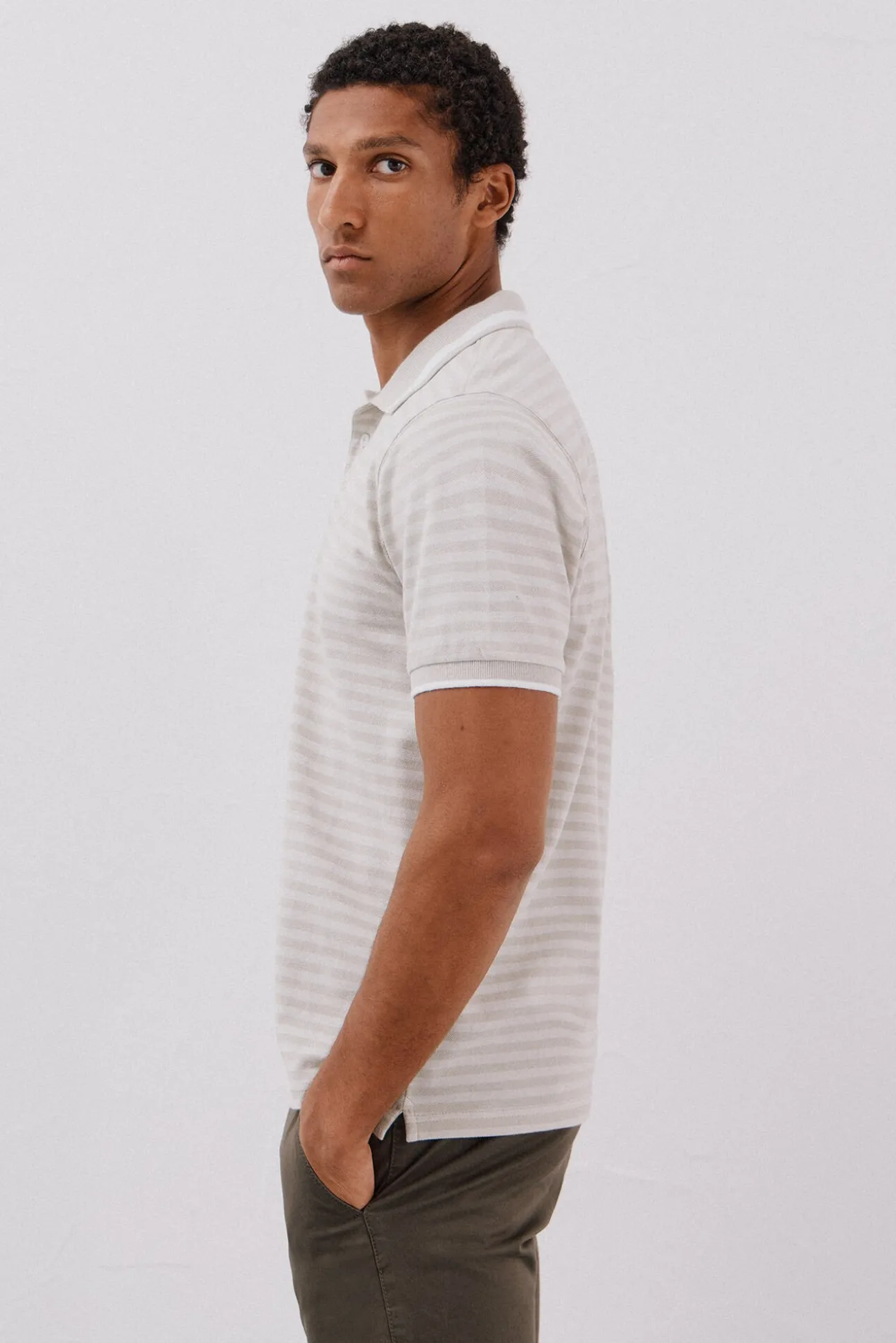 Polo rayas oxford
