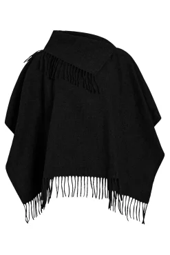 Poncho con flecos