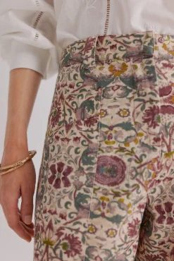 Priscille. Pantalones estampados