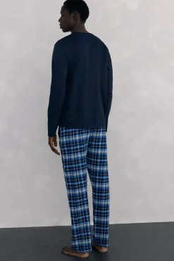 Set de pijama punto y tela