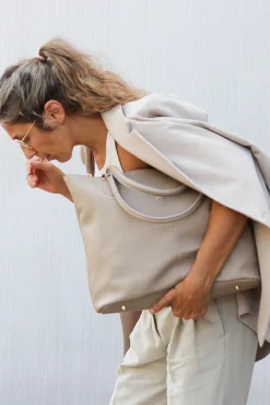 Shopper Maria piel moca