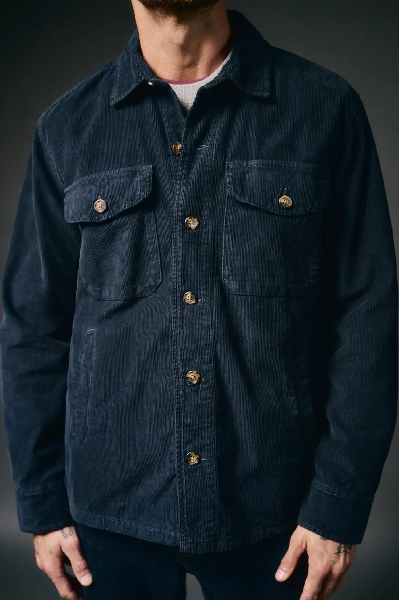 Sobrecamisa de pana