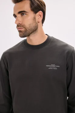 Sudadera básica estampado