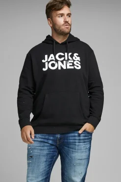 Sudadera capucha print logo PLUS