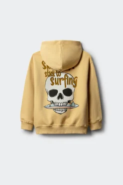 Sudadera con capucha calavera niño