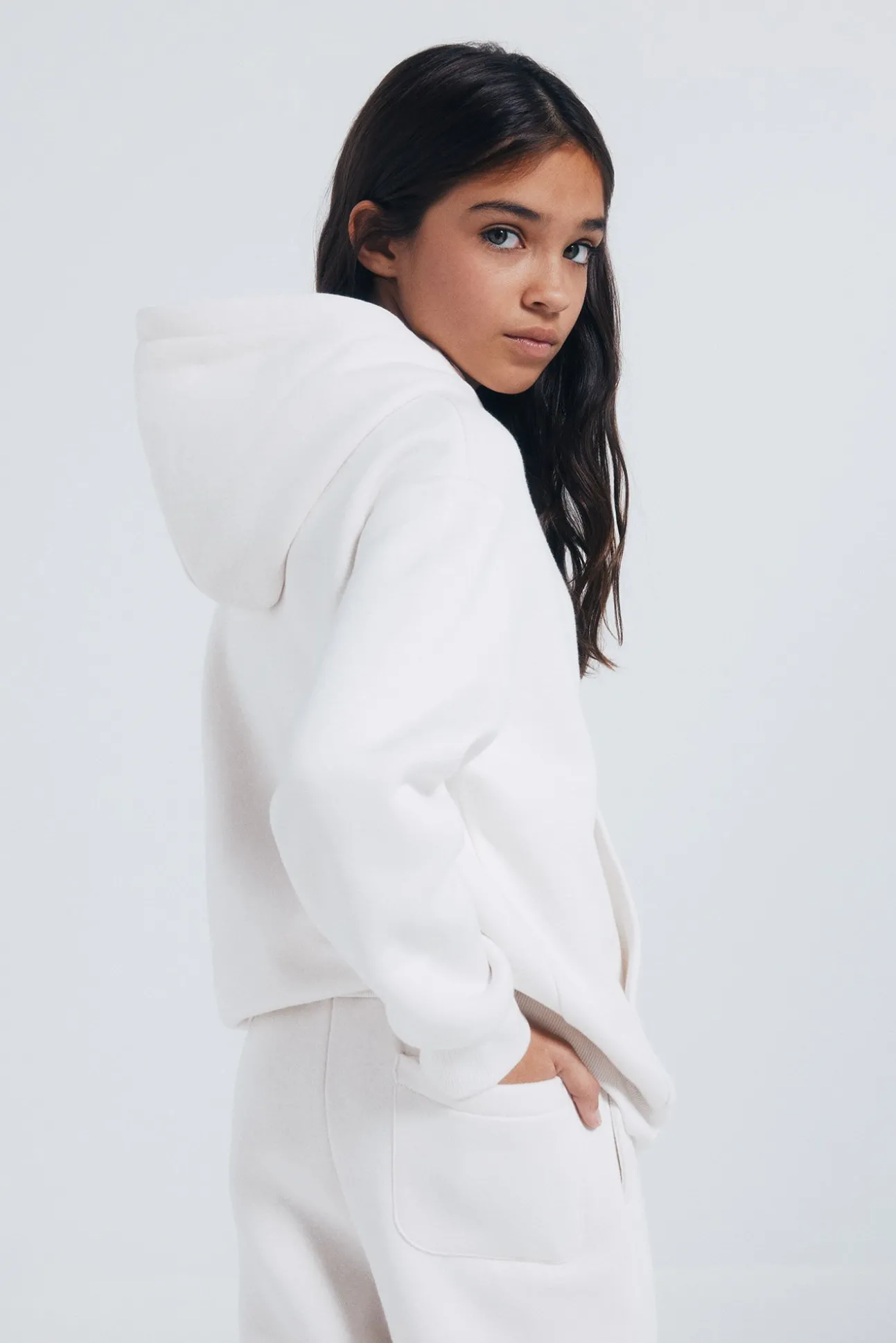 Sudadera cremallera niña