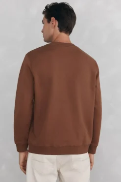 Sudadera cuello caja big logo