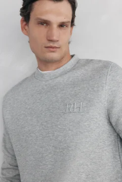 Sudadera cuello caja tejido técnico