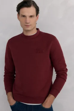 Sudadera cuello caja tejido técnico