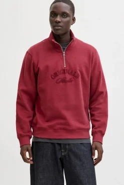 Sudadera cuello cremallera