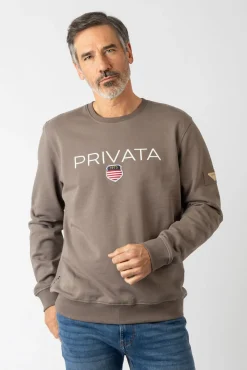 Sudadera cuello redondo