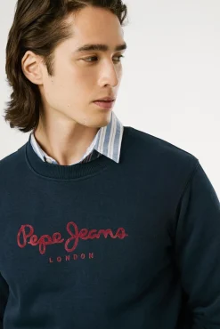 Sudadera Cuello Redondo Con Logo