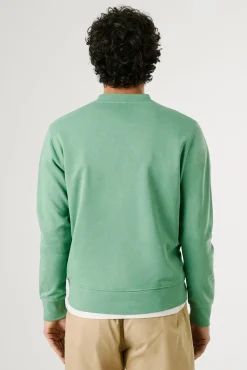 Sudadera de cuello redondo con logo y estampado.