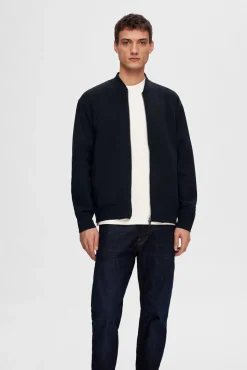 Sudadera estilo Bomber confeccionada con algodón orgánico