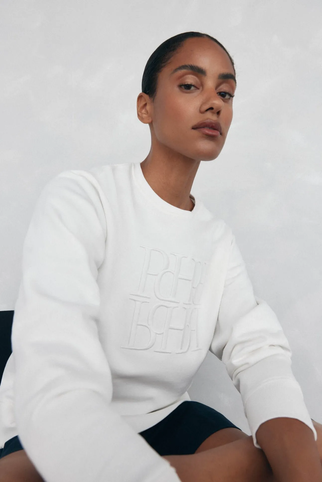 Sudadera lisa algodón