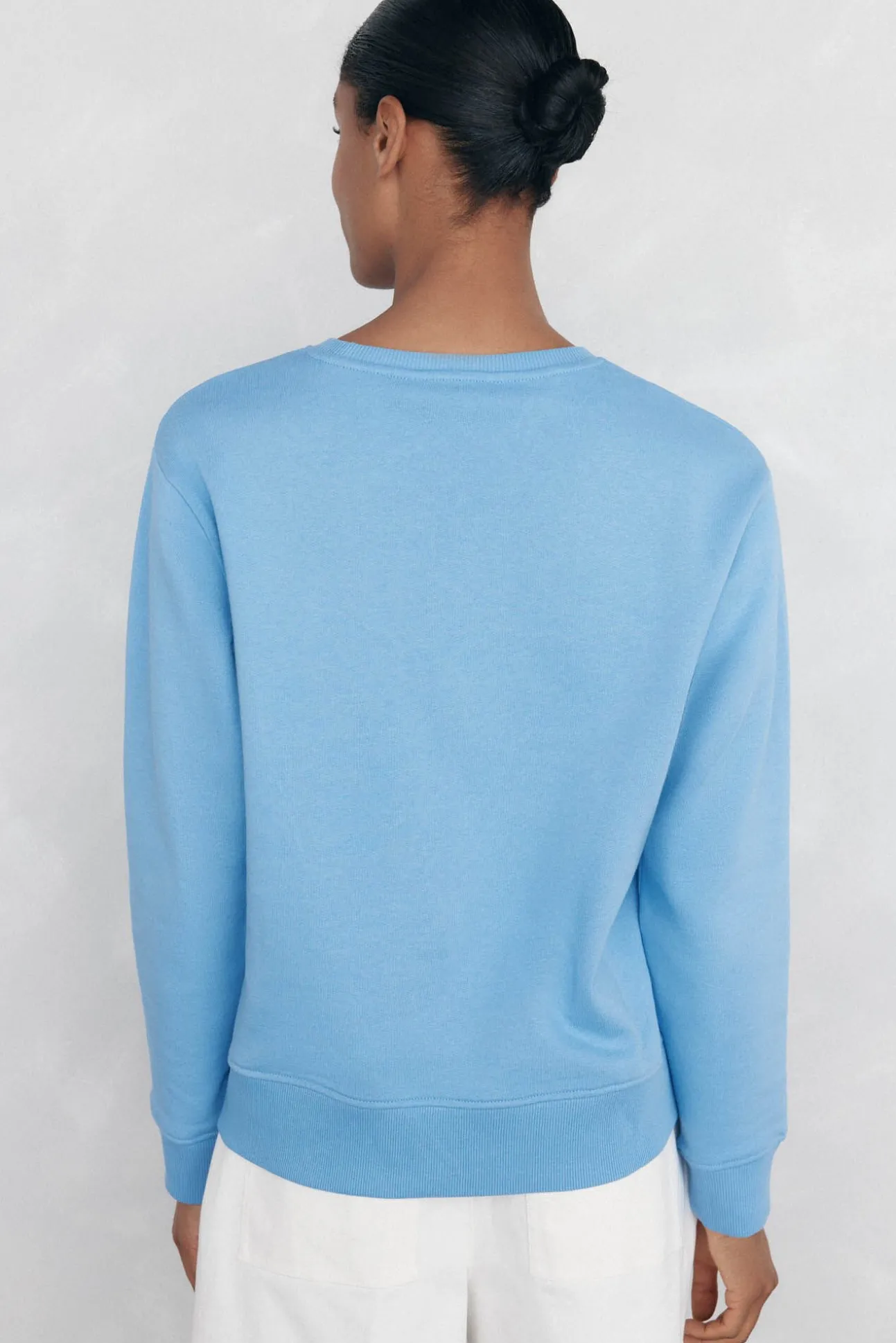 Sudadera lisa algodón