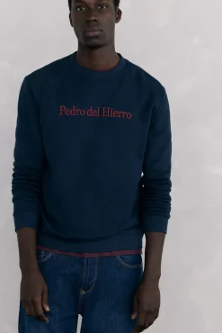 Sudadera logo cuello caja