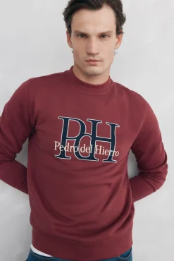 Sudadera logo cuello caja