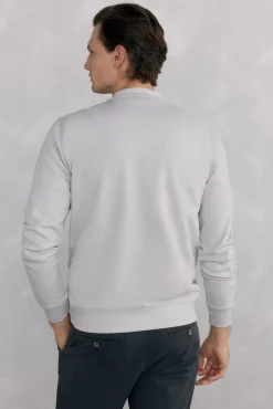 Sudadera logo cuello caja