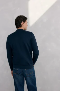 Sudadera logo cuello caja