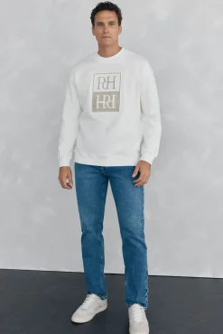 Sudadera logo relieve