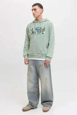 Sudadera regular fit estampada