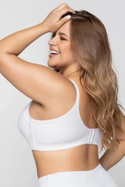 Sujetador de push up suave y cubrimiento alto en sisa y espalda
