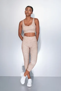 Sujetador deportivo 4D STRETCH animal print blanco