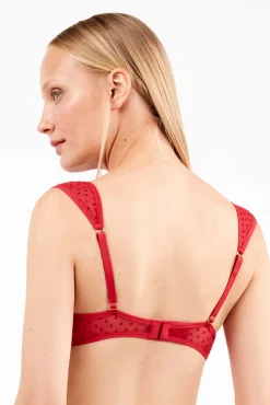Sujetador push up en tul plumetti
