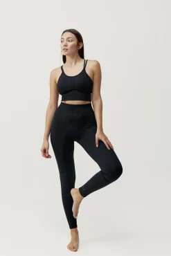 Sujetador top deportivo India negro