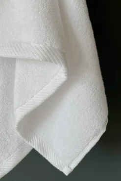 Toalla manos asana 600g/m2 zero twist blanco 50x100