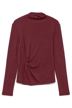 Top de manga larga cuello Perkins