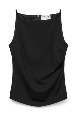 Top de tirantes y cuello barco