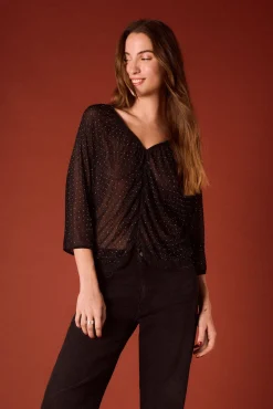 Top fluido lurex
