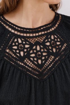 Top parche crochet