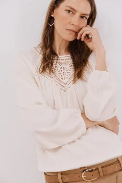 Top parche crochet