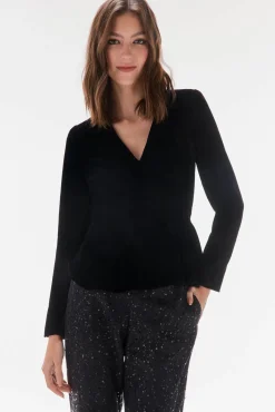 Top terciopelo