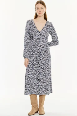 Vestido animal print