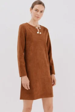 Vestido antelina