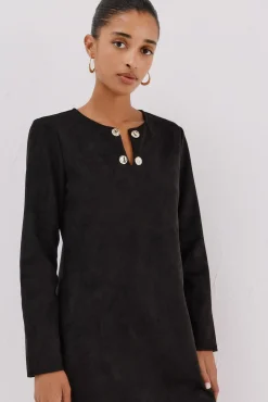 Vestido antelina