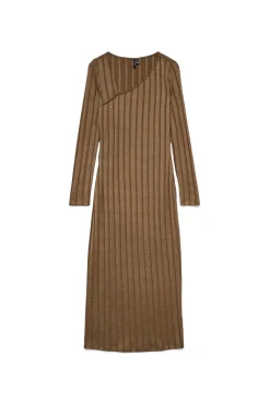 Vestido canalé 7/8