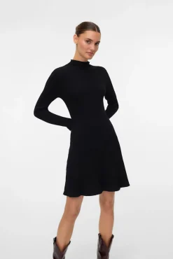 Vestido corto de punto