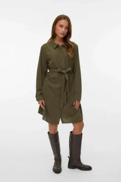 Vestido corto micropana talla grande